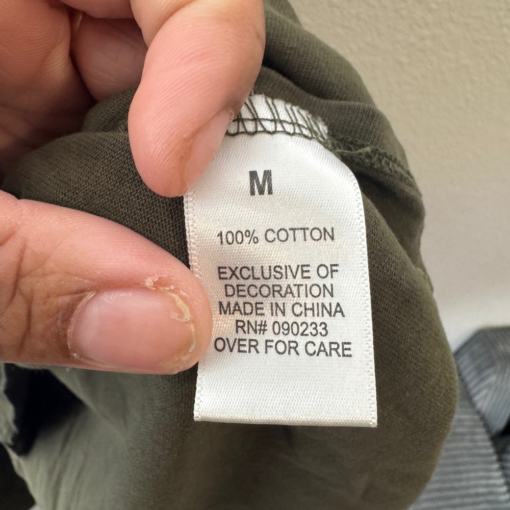 Fear of God FOG Collection One Olive Green Longline Tank Top Mens Medium M - Picture 3 of 8
